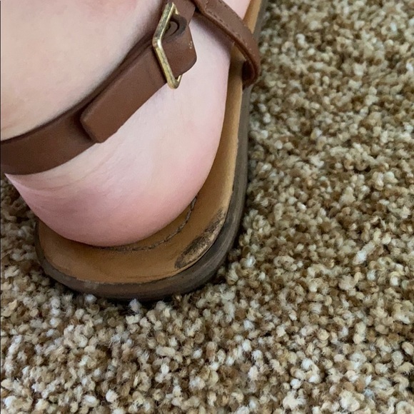 Tan Strappy Sandals - Picture 2 of 4